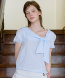 Salty Ribbon Half Blouse