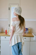 Ribbon Tie Asymmetric Dress
