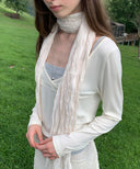 Rose Wrinkle Scarf