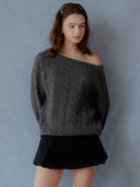 Dante Boatneck Wool Sweater