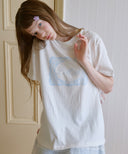 Lace Frame Oversized Short Sleeve T-shirt