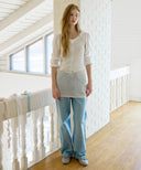 Letters Halterneck Layered Dress