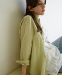 Letters Sheer Stripe Shirt