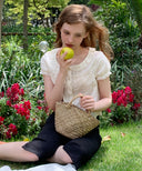 Belle Lace Ruffle Blouse