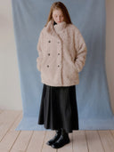 Siphone Double Button Fur Jacket