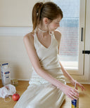 Pepper Halterneck Summer Knit Bustier