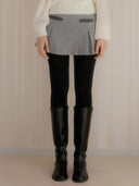 Claude Pocket Wool Mini Skirt