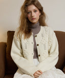 [予約販売/11月上旬入荷] Siena Flower Wool Cardigan