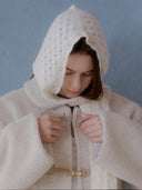 Scope Wool Hooded Muffler