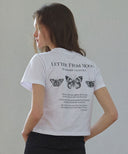 [予約販売/9月中旬入庫予定] Triple Butterfly Crop Short Sleeve T-shirts