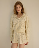 [予約販売/11月上旬入荷] Signning Flower Velour Shorts