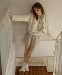 [予約販売/11月上旬入荷] Signning Flower Velour Shorts