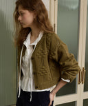 [予約販売/11月上旬入荷] Siena Flower Wool Cardigan
