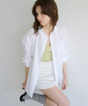 Letters Sheer Stripe Shirt