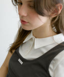 Letters Double Layered PK Collar Shirt