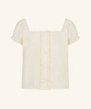 Middle Line Frill Blouse