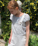 Mild Punching Cotton Overalls