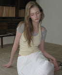 [予約販売/8月下旬入庫予定] Letters Label Halterneck Top
