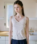 Flower Lace Sleeveless Top