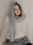 Scope Wool Hooded Muffler