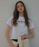 [予約販売/9月中旬入庫予定] Triple Butterfly Crop Short Sleeve T-shirts