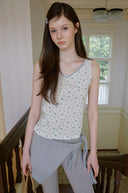 Flower Lace Sleeveless Top