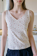 Flower Lace Sleeveless Top