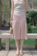 Glow Satin Triple Banding Skirt