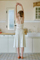 Glow Satin Triple Banding Skirt