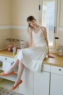 Glow Satin Triple Banding Skirt