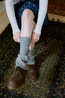 [予約販売/8月下旬入庫予定] Handmade Scallop Wool Leg Warmers