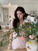 Sove Frill One-Shoulder Short Sleeve T-shirt