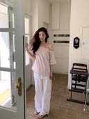 Sove Frill One-Shoulder Short Sleeve T-shirt
