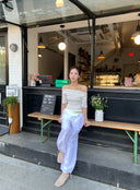 Letters Halterneck Strap Top