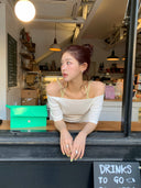 Letters Halterneck Strap Top