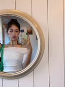 Letters Halterneck Strap Top