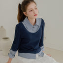 Chase Layered Collar Top