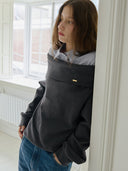 Bold Off-Shoulder Sweatshirt