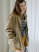 Rest Suede Overfit Jacket