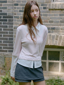 Chase Layered Collar Top