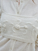[SET] Koa Bustier Mohair Wool Cardigan