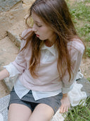 Chase Layered Collar Top