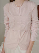 [SET] Koa Bustier Mohair Wool Cardigan