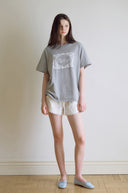 Lace Frame Oversized Short Sleeve T-shirt