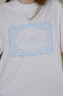 Lace Frame Oversized Short Sleeve T-shirt