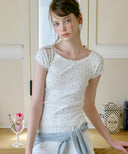 Mati Flower Lace T-shirt