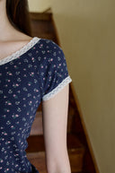 Mati Flower Lace T-shirt