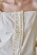 Middle Line Frill Blouse