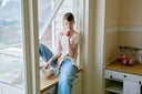 Middle Line Frill Blouse