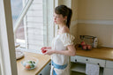 Middle Line Frill Blouse